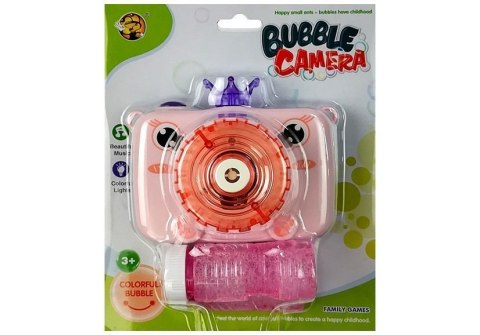 Aparat puszcza Bańki mydlane na Baterie Różowy LEAN Toys Aparat puszcza Bańki mydlane na Baterie Różowy LEAN Toys