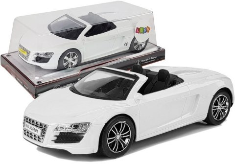 Autko z Napędem Frykcyjnym Kabriolet Białe 1:18 LEAN Toys Autko z Napędem Frykcyjnym Kabriolet Białe 1:18 LEAN Toys