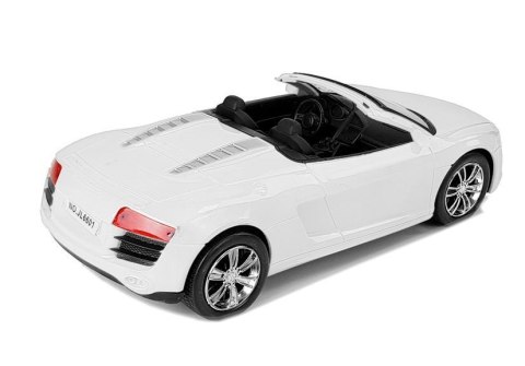 Autko z Napędem Frykcyjnym Kabriolet Białe 1:18 LEAN Toys Autko z Napędem Frykcyjnym Kabriolet Białe 1:18 LEAN Toys