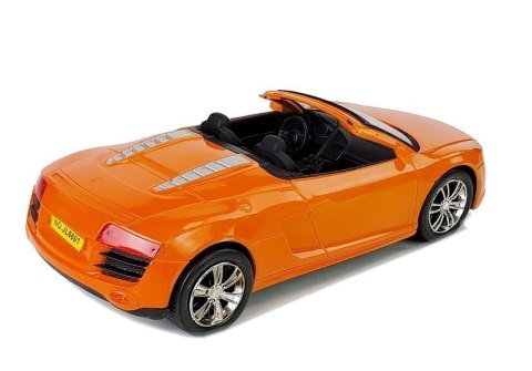 Autko z Napędem Frykcyjnym Kabriolet Pomarańczowe 1:18 LEAN Toys Autko z Napędem Frykcyjnym Kabriolet Pomarańczowe 1:18 LEAN Toys