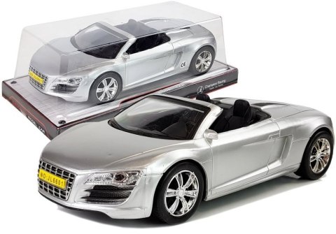 Autko z Napędem Frykcyjnym Kabriolet Srebrne 1:18 LEAN Toys Autko z Napędem Frykcyjnym Kabriolet Srebrne 1:18 LEAN Toys