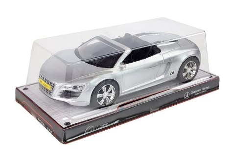 Autko z Napędem Frykcyjnym Kabriolet Srebrne 1:18 LEAN Toys Autko z Napędem Frykcyjnym Kabriolet Srebrne 1:18 LEAN Toys
