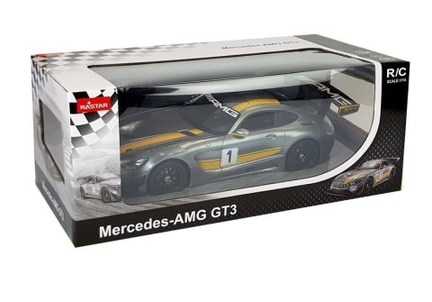 Auto R/C Mercedes AMG GT3 Rastar 1:14 Szare na pilota Rastar Auto R/C Mercedes AMG GT3 Rastar 1:14 Szare na pilota Rastar