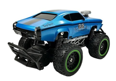 Auto Zdalnie Sterowane R/C 6.5 km/h Wysokie Koła Niebieskie LEAN Toys Auto Zdalnie Sterowane R/C 6.5 km/h Wysokie Koła Niebieskie LEAN Toys