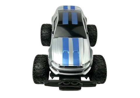 Auto Zdalnie Sterowane R/C 6.5 km/h Wysokie Koła Srebrne LEAN Toys Auto Zdalnie Sterowane R/C 6.5 km/h Wysokie Koła Srebrne LEAN Toys