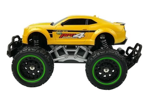 Auto Zdalnie Sterowane R/C 6.5 km/h Wysokie Koła Żółte LEAN Toys Auto Zdalnie Sterowane R/C 6.5 km/h Wysokie Koła Żółte LEAN Toys