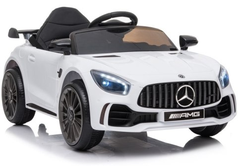 Auto na akumulator Mercedes AMG GT R Biały LEAN CARS Auto na akumulator Mercedes AMG GT R Biały LEAN CARS