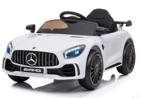 Auto na akumulator Mercedes AMG GT R Biały LEAN CARS Auto na akumulator Mercedes AMG GT R Biały LEAN CARS