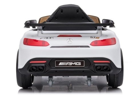 Auto na akumulator Mercedes AMG GT R Biały LEAN CARS Auto na akumulator Mercedes AMG GT R Biały LEAN CARS