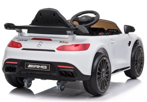 Auto na akumulator Mercedes AMG GT R Biały LEAN CARS Auto na akumulator Mercedes AMG GT R Biały LEAN CARS