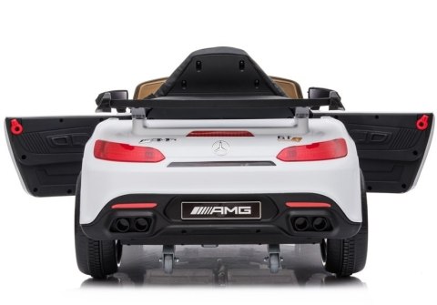 Auto na akumulator Mercedes AMG GT R Biały LEAN CARS Auto na akumulator Mercedes AMG GT R Biały LEAN CARS