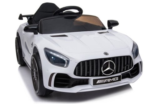 Auto na akumulator Mercedes AMG GT R Biały LEAN CARS Auto na akumulator Mercedes AMG GT R Biały LEAN CARS
