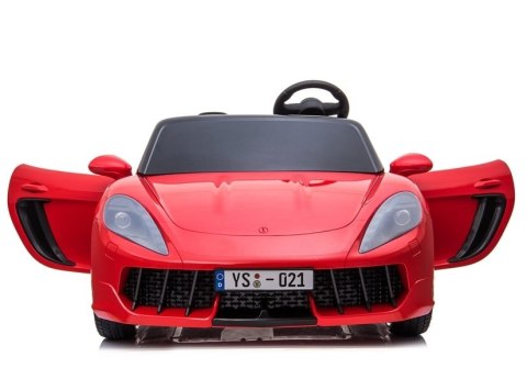 Auto na akumulator YSA021A Czerwony Lakierowany LEAN CARS Auto na akumulator YSA021A Czerwony Lakierowany LEAN CARS