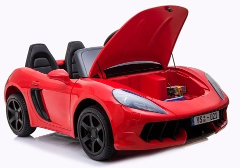 Auto na akumulator YSA021A Czerwony Lakierowany LEAN CARS Auto na akumulator YSA021A Czerwony Lakierowany LEAN CARS