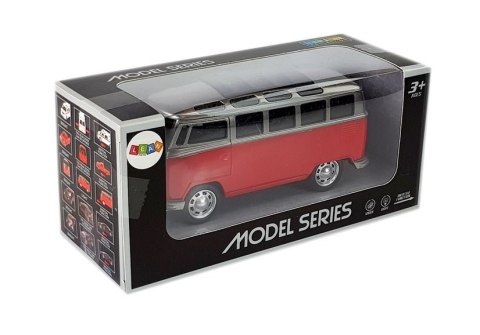 Autobus Resorak z Napędem Frykcyjnym Na Baterie Światła Dźwięki Czerwony LEAN Toys Autobus Resorak z Napędem Frykcyjnym Na Baterie Światła Dźwięki Czerwony LEAN Toys