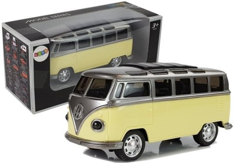 Autobus Resorak z Napędem Frykcyjnym Na Baterie Światła Dźwięki Żółty LEAN Toys Autobus Resorak z Napędem Frykcyjnym Na Baterie Światła Dźwięki Żółty LEAN Toys