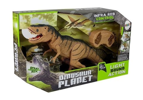 Dinozaur Tyranozaur Rex Zdalnie Sterowany R/C z Parą LEAN Toys Dinozaur Tyranozaur Rex Zdalnie Sterowany R/C z Parą LEAN Toys