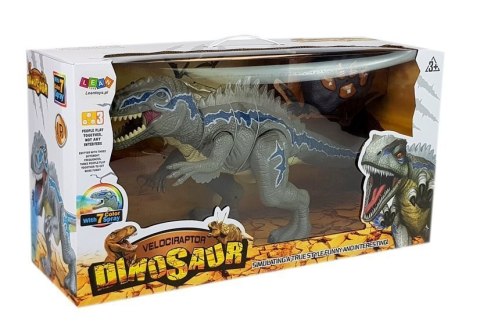 Dinozaur Zdalnie Sterowany Tyranozaur Świeci Szary LEAN Toys Dinozaur Zdalnie Sterowany Tyranozaur Świeci Szary LEAN Toys