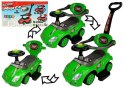 Jeździk z Pchaczem Mega Car 3w1 Zielony LEAN CARS