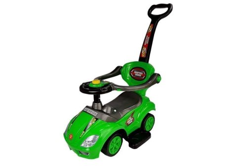 Jeździk z Pchaczem Mega Car 3w1 Zielony LEAN CARS Jeździk z Pchaczem Mega Car 3w1 Zielony LEAN CARS