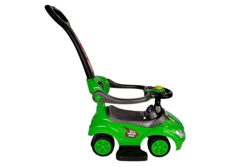 Jeździk z Pchaczem Mega Car 3w1 Zielony LEAN CARS Jeździk z Pchaczem Mega Car 3w1 Zielony LEAN CARS