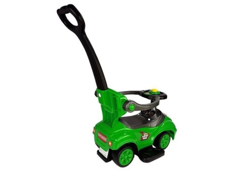 Jeździk z Pchaczem Mega Car 3w1 Zielony LEAN CARS Jeździk z Pchaczem Mega Car 3w1 Zielony LEAN CARS