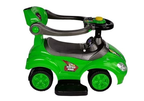 Jeździk z Pchaczem Mega Car 3w1 Zielony LEAN CARS Jeździk z Pchaczem Mega Car 3w1 Zielony LEAN CARS