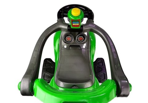 Jeździk z Pchaczem Mega Car 3w1 Zielony LEAN CARS Jeździk z Pchaczem Mega Car 3w1 Zielony LEAN CARS