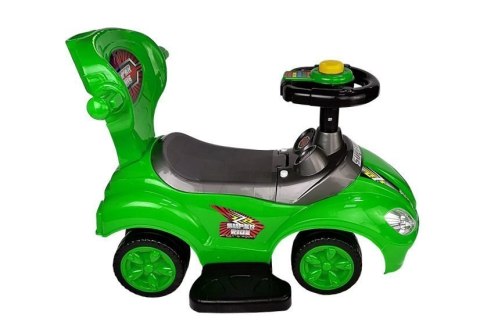 Jeździk z Pchaczem Mega Car 3w1 Zielony LEAN CARS Jeździk z Pchaczem Mega Car 3w1 Zielony LEAN CARS