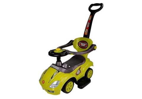 Jeździk z Pchaczem Mega Car 3w1 Żółty LEAN CARS Jeździk z Pchaczem Mega Car 3w1 Żółty LEAN CARS
