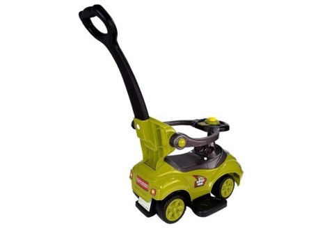 Jeździk z Pchaczem Mega Car 3w1 Żółty LEAN CARS Jeździk z Pchaczem Mega Car 3w1 Żółty LEAN CARS