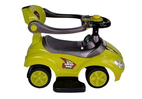 Jeździk z Pchaczem Mega Car 3w1 Żółty LEAN CARS Jeździk z Pchaczem Mega Car 3w1 Żółty LEAN CARS
