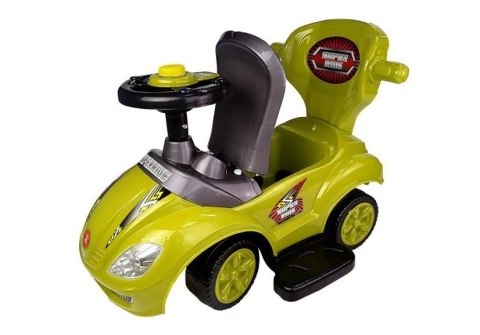 Jeździk z Pchaczem Mega Car 3w1 Żółty LEAN CARS Jeździk z Pchaczem Mega Car 3w1 Żółty LEAN CARS