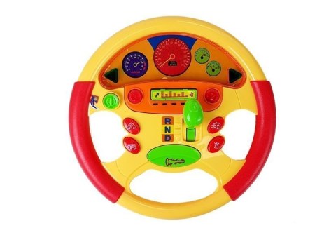 Kierownica Edukacyjna dla Niemowlaka Efekty Dźwiękowe i Świetlne LEAN Toys Kierownica Edukacyjna dla Niemowlaka Efekty Dźwiękowe i Świetlne LEAN Toys
