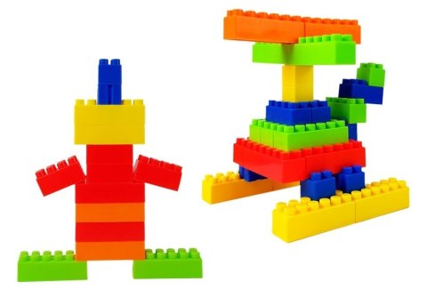 Klocki Budowlane w Słoiku Samochód 35 cm 205 klocków LEAN Toys Klocki Budowlane w Słoiku Samochód 35 cm 205 klocków LEAN Toys