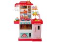 Kuchnia Muzyczna ze Światłami i Wodą Przybory Kuchenne Akcesoria Różowa LEAN Toys