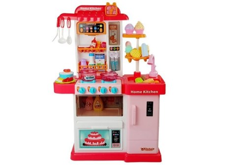 Kuchnia Muzyczna ze Światłami i Wodą Przybory Kuchenne Akcesoria Różowa LEAN Toys Kuchnia Muzyczna ze Światłami i Wodą Przybory Kuchenne Akcesoria Różowa LEAN Toys