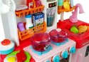 Kuchnia Muzyczna ze Światłami i Wodą Przybory Kuchenne Akcesoria Różowa LEAN Toys
