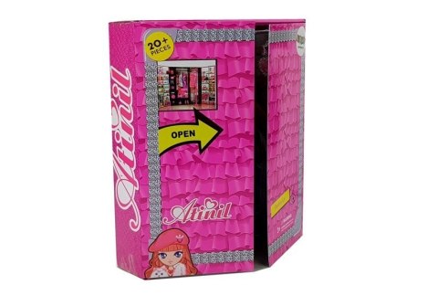 Lalka Fioletowa Suknia Bal Torebka Szpilki Biżuteria LEAN Toys Lalka Fioletowa Suknia Bal Torebka Szpilki Biżuteria LEAN Toys