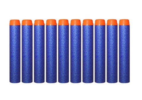 Miękkie Naboje Piankowe Do Pistoletów 10 Sztuk Niebieskie LEAN TOYS Miękkie Naboje Piankowe Do Pistoletów 10 Sztuk Niebieskie LEAN TOYS