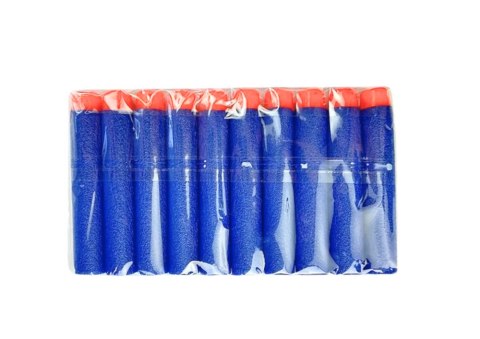 Miękkie Naboje Piankowe Do Pistoletów 10 Sztuk Niebieskie LEAN TOYS Miękkie Naboje Piankowe Do Pistoletów 10 Sztuk Niebieskie LEAN TOYS