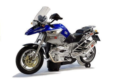 Motocykl Na Baterie ze Światłami i Muzyką Niebieski LEAN Toys Motocykl Na Baterie ze Światłami i Muzyką Niebieski LEAN Toys