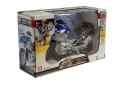 Motocykl Na Baterie ze Światłami i Muzyką Niebieski LEAN Toys