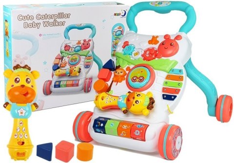 Pchacz Edukacyjny dla Niemowlęcia z Interaktywnym Mikrofonem LEAN Toys Pchacz Edukacyjny dla Niemowlęcia z Interaktywnym Mikrofonem LEAN Toys