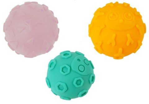 Piłki Sensoryczne Kolorowe Kule dla Niemowlaka 6 szt LEAN Toys Piłki Sensoryczne Kolorowe Kule dla Niemowlaka 6 szt LEAN Toys