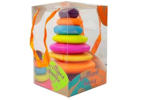 Piramidka Kolorowe Obręcze dla Niemowlaka LEAN Toys Piramidka Kolorowe Obręcze dla Niemowlaka LEAN Toys