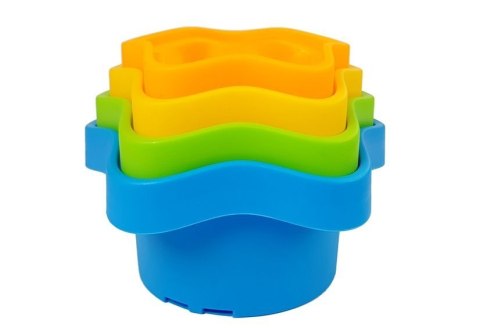 Piramidka Kubeczki dla Niemowlaka Gwiazdki LEAN Toys Piramidka Kubeczki dla Niemowlaka Gwiazdki LEAN Toys