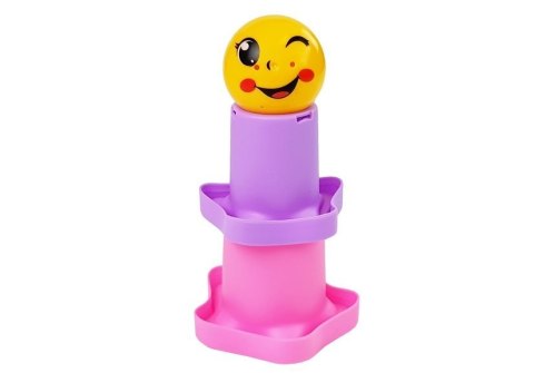 Piramidka Kubeczki dla Niemowlaka Gwiazdki LEAN Toys Piramidka Kubeczki dla Niemowlaka Gwiazdki LEAN Toys