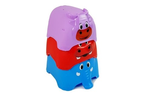 Piramidka Kubeczki dla Niemowlaka Zwierzątka LEAN Toys Piramidka Kubeczki dla Niemowlaka Zwierzątka LEAN Toys