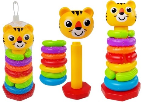 Piramidka dla Niemowlaka Obręcze LEAN Toys Piramidka dla Niemowlaka Obręcze LEAN Toys